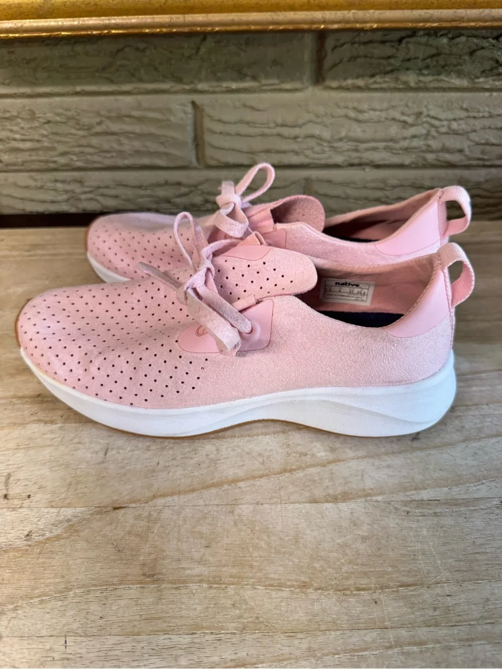 Native sneakers big girl size 5